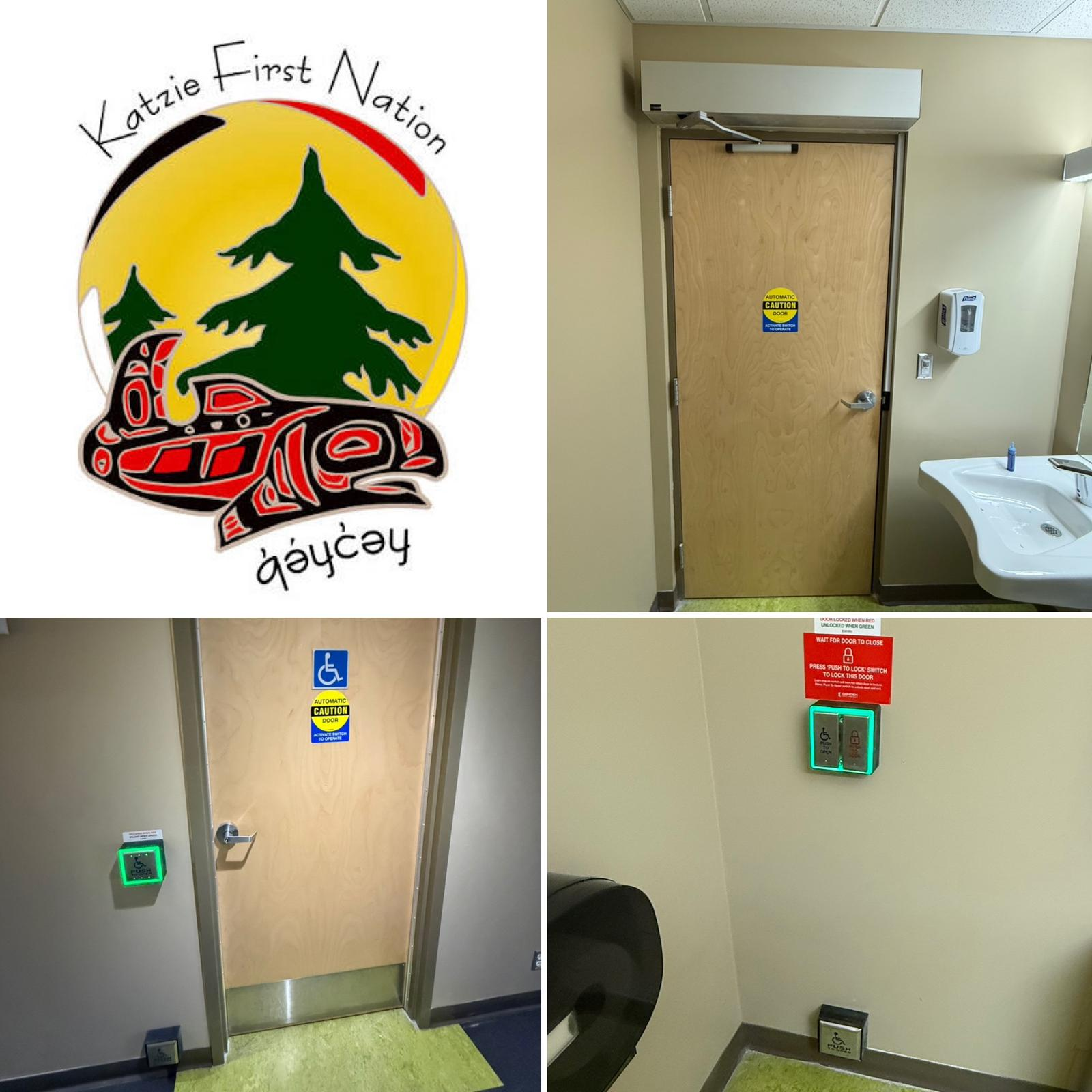 Katzie First Nation automatic door operator installation by Fastnet Systems