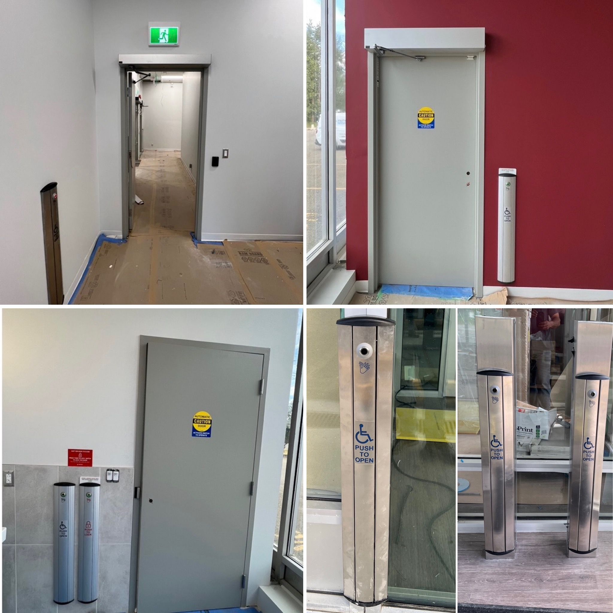 Service Canada Centre automatic door operator installation by Fastnet Systems